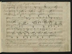 Jägers Abendlied; V, pf; Des-Dur; D 368; op.3,4