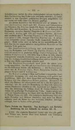 Vierte Periode der Republik. Von Karthagos und Korinths Zerstörung bis zur Schlacht bei Actium 146-31