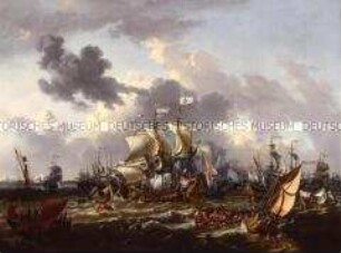 Schlacht in der Zuidersee am 11. Oktober 1573