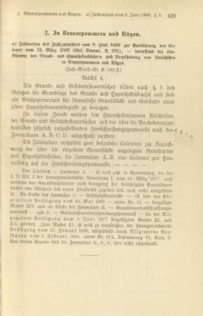 2. In Neuvorpommern und Rügen