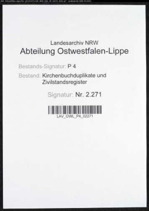 Kirchenbuchduplikat der evangelisch-reformierten Gemeinde Halver (GHT 1819-1820, GHT 1826-1838, GHTK 1839, GHT 1840-1841, GHT 1843-1847). (Gemeinde: Halver, evangelisch-reformierte Gemeinde)