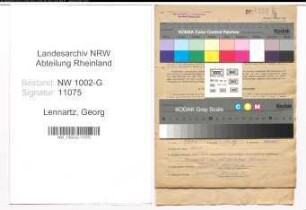 Entnazifizierung Georg Lennartz, geb. 22.03.1887 (Kellner)