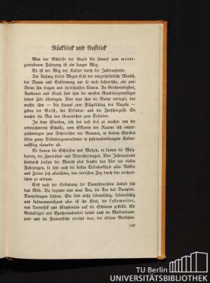 Rückblick und Ausblick.