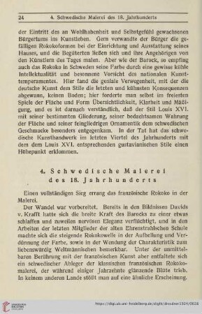 Schwedische Malerei des 18. Jahrhunderts
