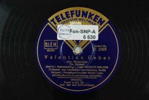 Valentins Gebet : aus: Margarethe / Ch. Gounod
