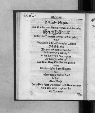 Abschied-Segen