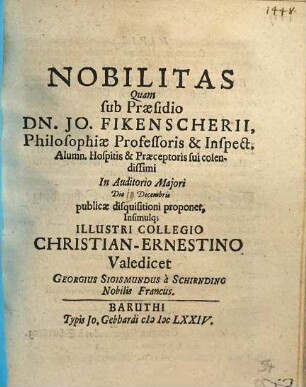 Nobilitas