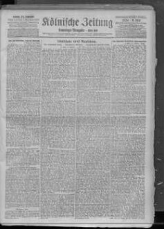 Kölnische Zeitung. 1803-1945