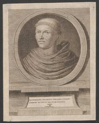 [Bildnis Martin Luther als Augustinermönch] : Aetherna Ipse Svae Mentis Simvlachra Lvthervs Exprimit At Vvltvs Cera Lvcae Occidvos MDXX