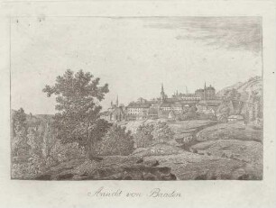 Ansicht von Baaden [= Baden-Baden]