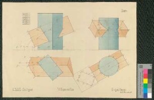 Darstellende Geometrie, räumliche Durchdringung