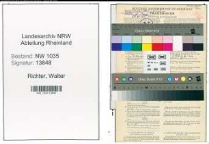 Entnazifizierung Walter Richter , geb. 25.04.1913 (Maurer)