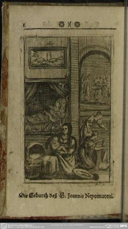 Die Geburth des H. Joannis Nepomuceni