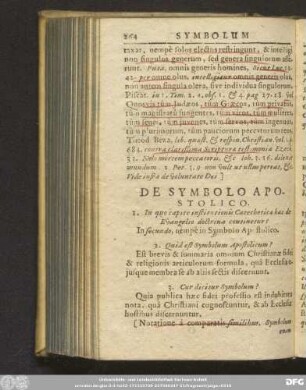 De Symbolo Apostolico.
