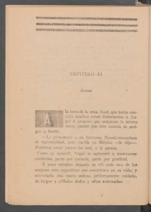 Capítulo XI - Noemi
