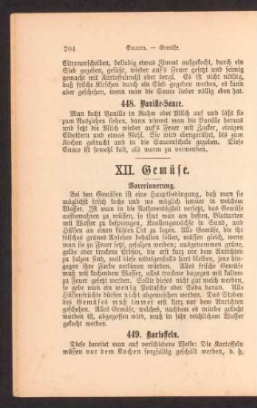 XII. Gemüse.