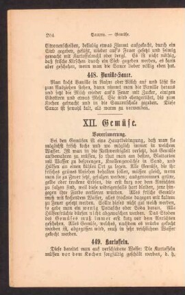 XII. Gemüse.
