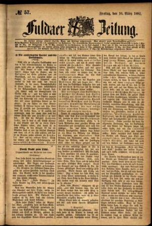 Ausgabe vom Freitag, den 10. März 1882.
