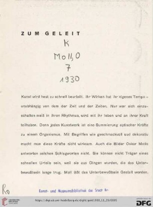 Zum Geleit