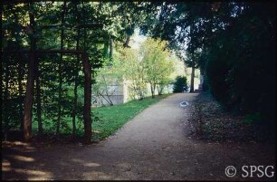 Potsdam, Park Sanssouci, Marlygarten, Parkweg im nördlichen Teil.