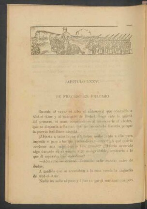 Capítulo LXXVI - De fracaso en fracaso