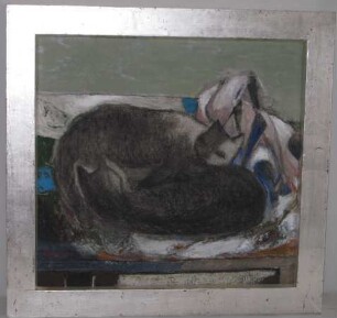 Gemälde Karl Diederichs "Im Atelier"