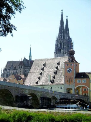 Regensburg: Dom, Salzstadel, Brückturm
