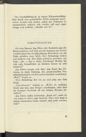 Verständigung