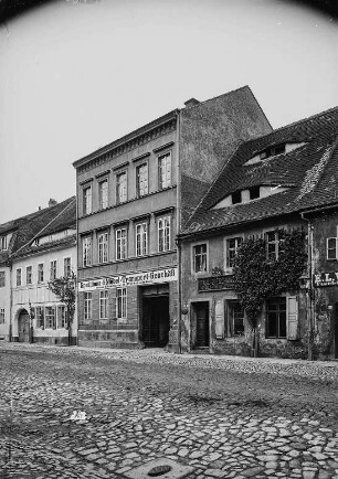Bautzen, Straße mit Bruchsteinpflaster