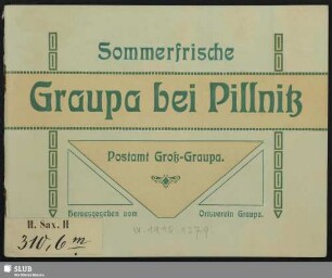 Sommerfrische Graupa bei Pillnitz : Postamt Groß-Graupa