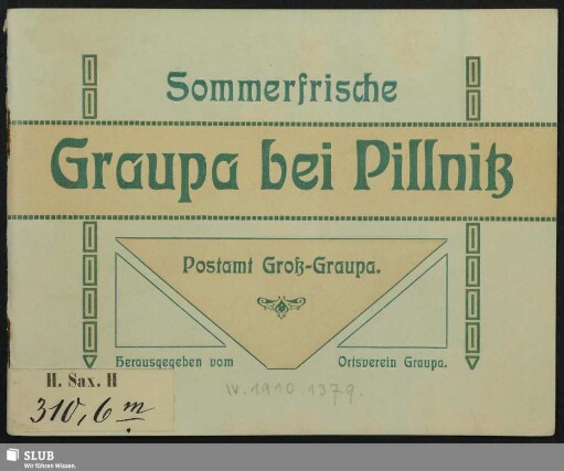 Sommerfrische Graupa bei Pillnitz : Postamt Groß-Graupa