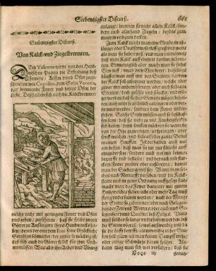 Siebentzigster Discurß. Von Kalck- und Ziegelbrennern.