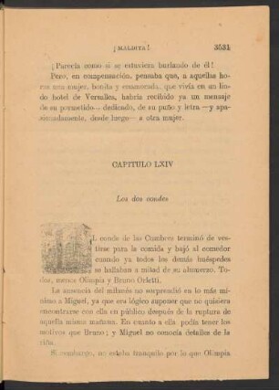 Capítulo LXIV - Los dos condes