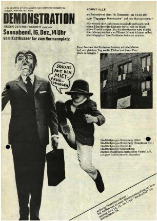 Flugschrift: An alle Mieter! 1972