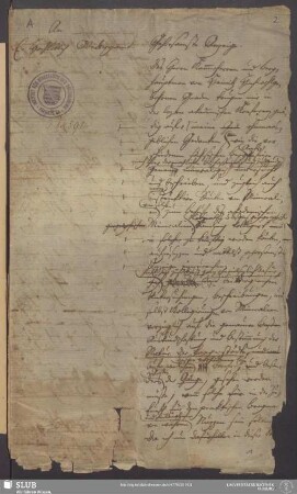 [Korrespondenzen zur geognostischen Landesuntersuchung 1791-1815 ]