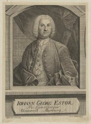 Bildnis des Johann Georg Estor