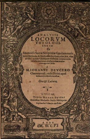 Analysis Locorum Theologicorum