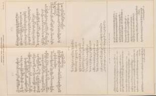 Inscription found near Mahâmalaipûr: In three kinds of ancient Sanscrit character. Plate XV