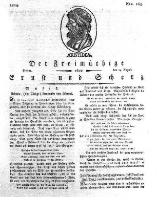 Nro. 169., Freitag den 24. August