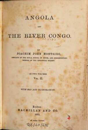 Angola and the river Congo : in two volumes, 2