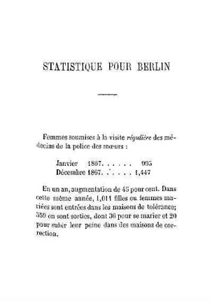 Statistique pour Berlin