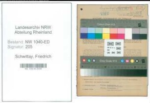 Entnazifizierung Friedrich Schwittay , geb. 13.04.1898 (Lehrer)