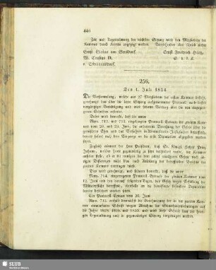 [Sitzungen 256-260]