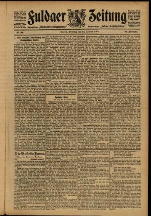 Ausgabe vom Dienstag, den 24. Oktober 1905.