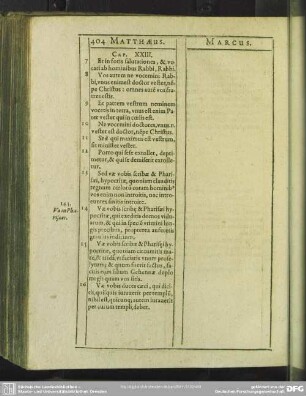 143. Vae in Pharisaeos