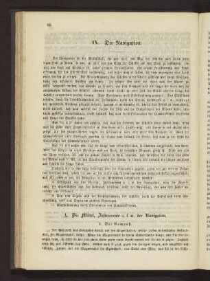 IX. Die Navigation