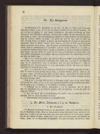 IX. Die Navigation