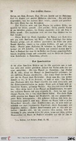 Das Familienleben