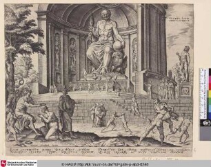 [The statue of Jupiter at Olympia; Die Statue des Jupiter in Olympia]