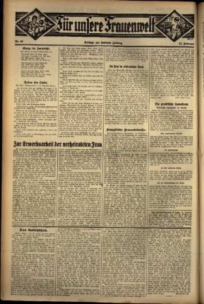Zweite Ausgabe vom Donnerstag, den 25. Februar 1932.